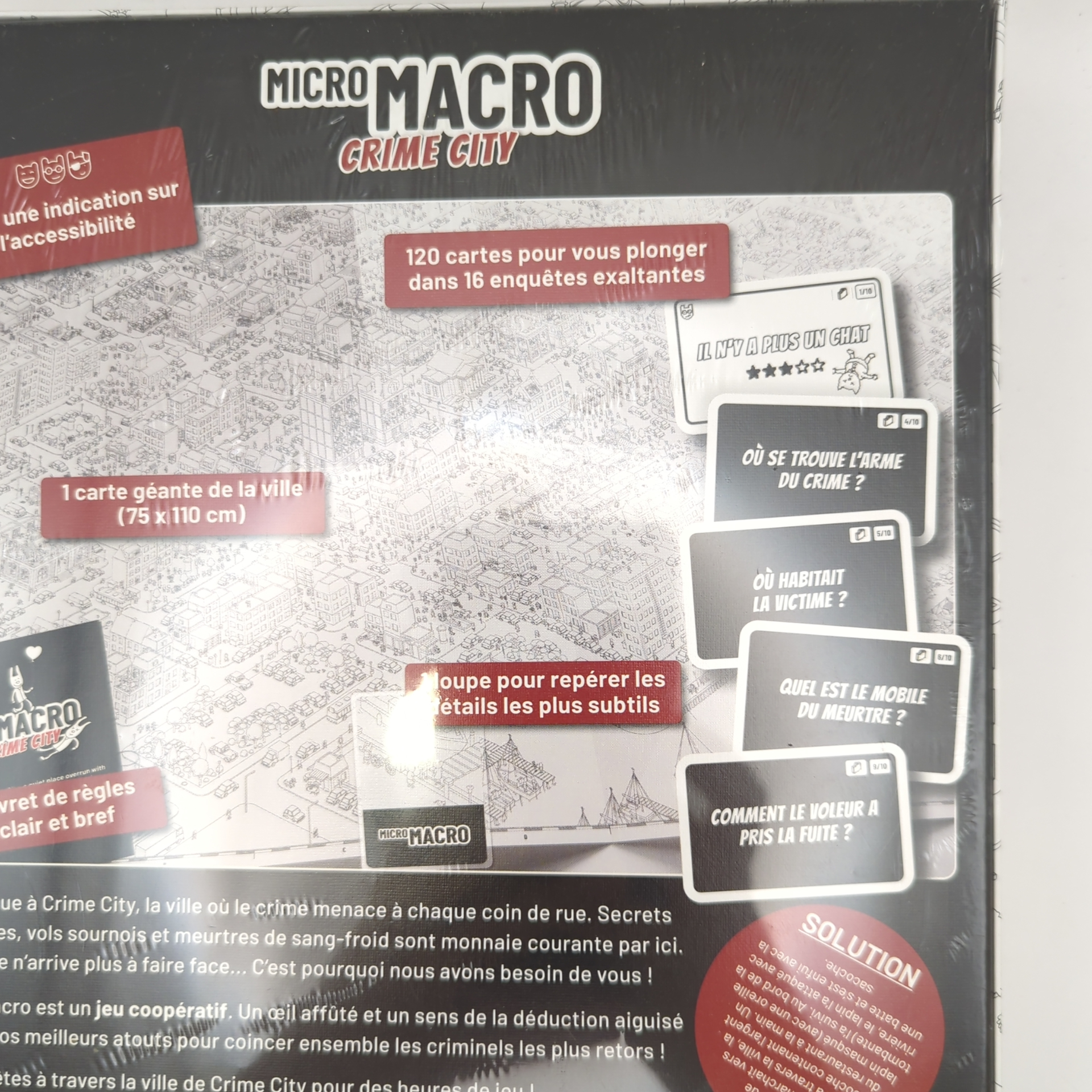 Voir photo 2 de Micro Macro : Crime City - Jeu de société d'enquête coopératif Micro Macro : Crime City - Jeu de société d'enquête coopératif Parfait état reconditionné photo 2