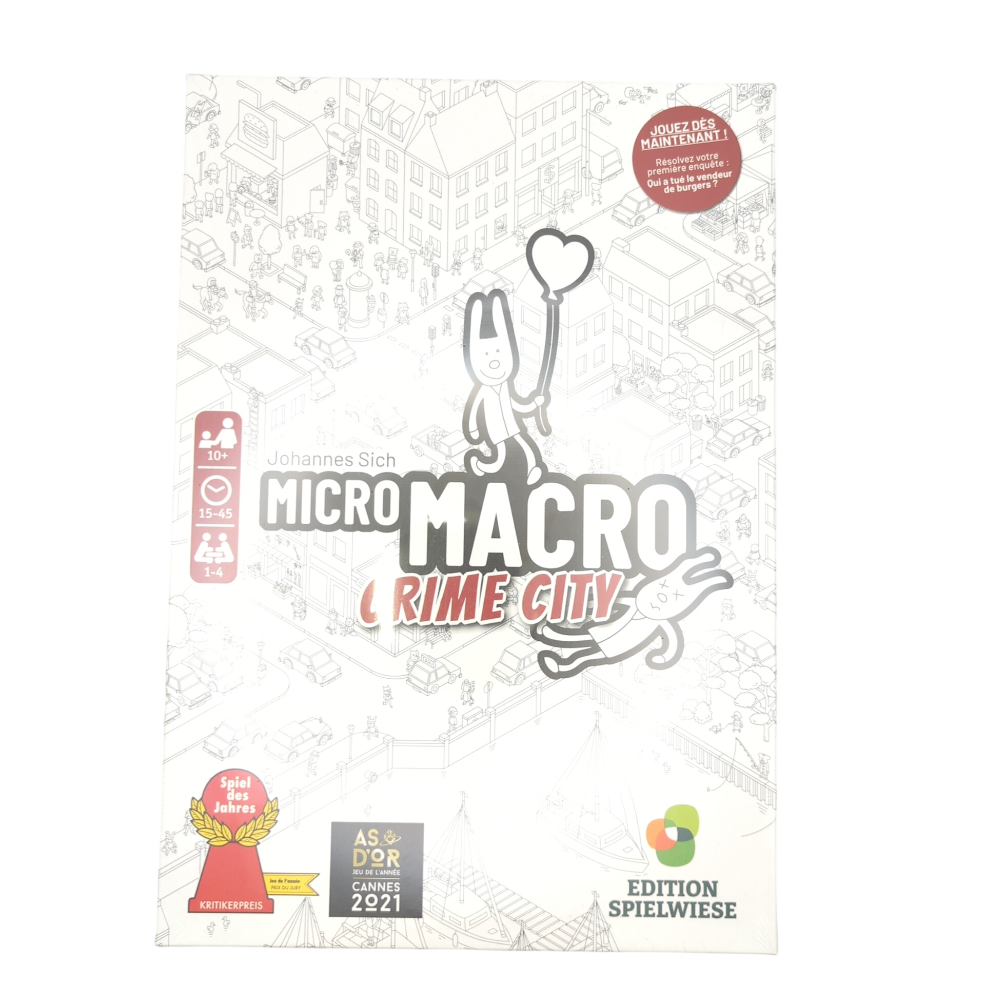 Micro Macro : Crime City - Jeu de société d'enquête coopératif Parfait état - 25,00 € Micro Macro : Crime City - Jeu de société d'enquête coopératif Parfait état reconditionné disponible sur Label Emmaüs