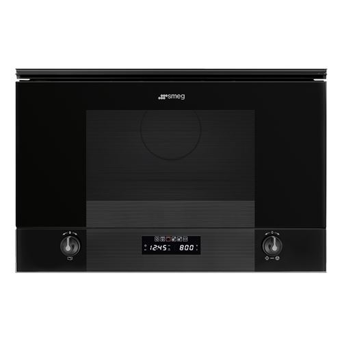 Micro-ondes combiné encastrable Smeg MP122B3 850 W Noir Intense État correct Smeg reconditionné disponible sur Fnac
