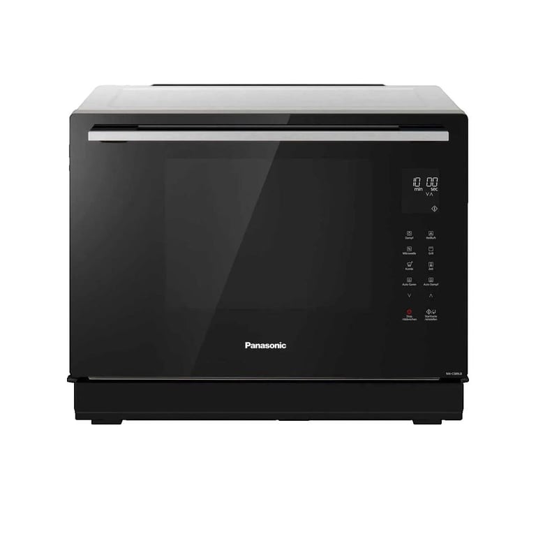 Micro-ondes combiné Panasonic NN-CS89LB 31L Noir/Acier inoxydable - Excellent état Parfait état Panasonic reconditionné photo 2 | Dero