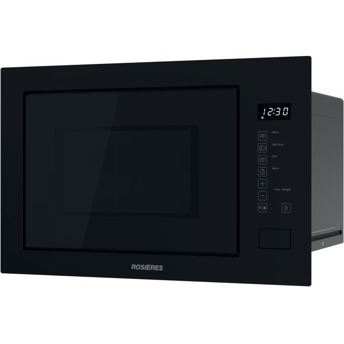 Micro-ondes encastrable - RO38FL7N25LWB - Noir - 28 L - 59,5 x 36,8 x 38,5 cm - Bon état Bon état Rosières reconditionné disponible sur Pixmania