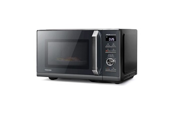 Micro-ondes grill combiné pose libre - Inverter - 900W - Grill 1000 W - 25L - Gris morandi Bon état Toshiba reconditionné disponible sur Darty