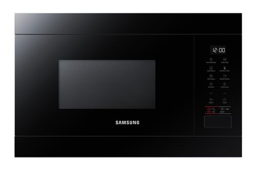 Micro-ondes mono-fonction encastrable Samsung Solo MS22T8254AB 1250 W Noir Glossy État correct reconditionné disponible sur Fnac