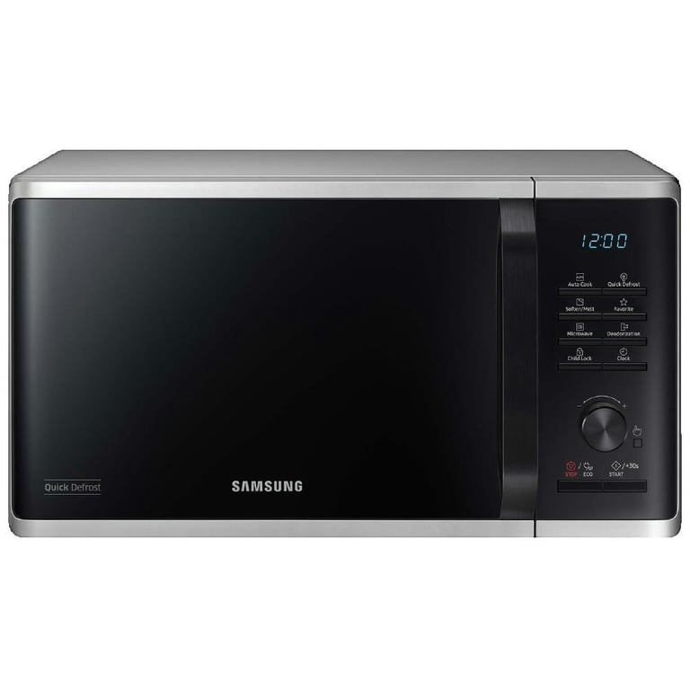 Micro-ondes Samsung MS23B3515AS 23 L Noir et Gris - Excellent état Parfait état reconditionné disponible sur Pixmania