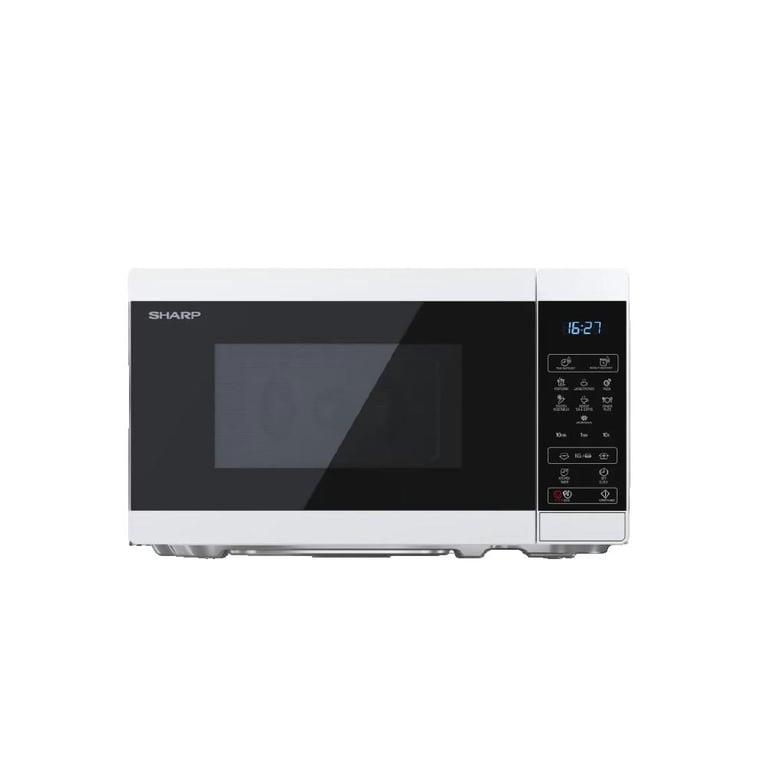 Micro-ondes Sharp YC-MS02E-W 20 L Blanc et Noir - Excellent état Parfait état Sharp reconditionné disponible sur Pixmania | Dero