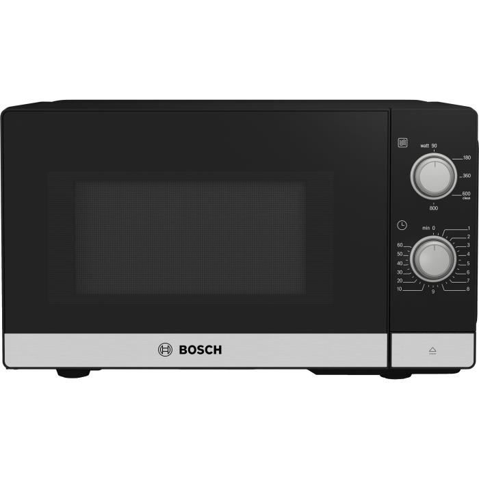 Micro-ondes simple pose-libre - SER2 - FFL020MS2F - Noir - 1 mode de cuisson - 26 x 44,2 x 34,5 cm - Excellent état Parfait état Bosch reconditionné disponible sur Pixmania