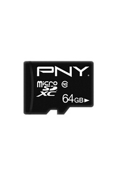 MICRO SD 64GB CLASS 10 PERFORMANCE PLUS Bon état PNY reconditionné disponible sur Darty