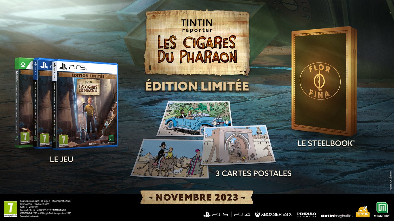 Microids Tintin Reporter: Les Cigares Du Pharaon - Limited Edition - Très bon état Très bon état Microids reconditionné photo 2 | Dero