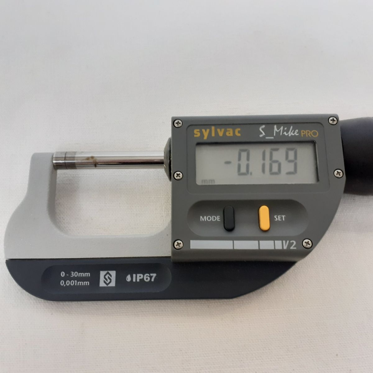 Voir photo 5 de Micromètre numérique de précision Sylvac - Modèle S_Mike PRO IP 67 - Métrologie Micromètre numérique de précision Sylvac - Modèle S_Mike PRO IP 67 - Métrologie Très bon état reconditionné photo 5