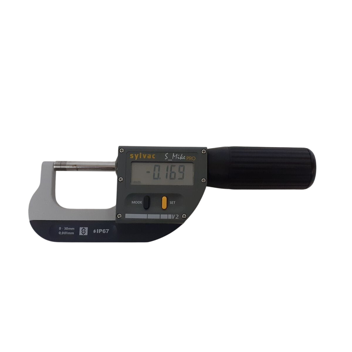 Micromètre numérique de précision Sylvac - Modèle S_Mike PRO IP 67 - Métrologie Très bon état - 120,00 € Micromètre numérique de précision Sylvac - Modèle S_Mike PRO IP 67 - Métrologie Très bon état reconditionné disponible sur Label Emmaüs