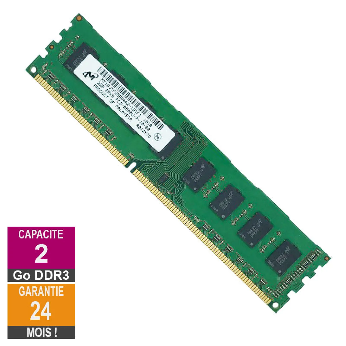 Acheter Micron MT16JTF25664AZ-1G1F1 2Go 1066MHz DDR3 Reconditionné - 14,69 € Micron MT16JTF25664AZ-1G1F1 2Go 1066MHz DDR3 Reconditionné Micron reconditionné disponible sur Rue du Commerce Seconde Vie
