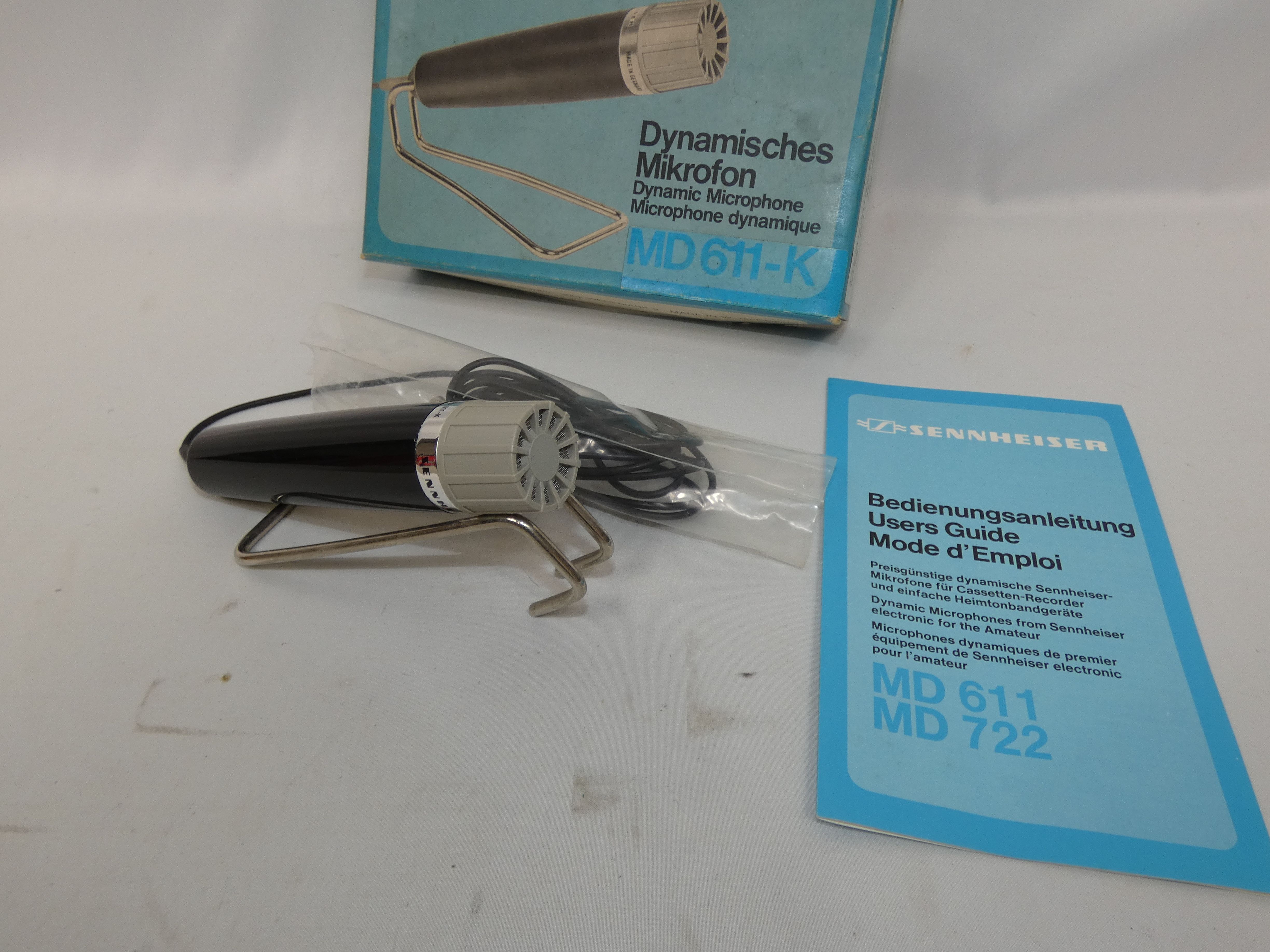 Voir photo 4 de Microphone dynamique Sennheiser MD 611-K Microphone dynamique Sennheiser MD 611-K Très bon état reconditionné photo 4