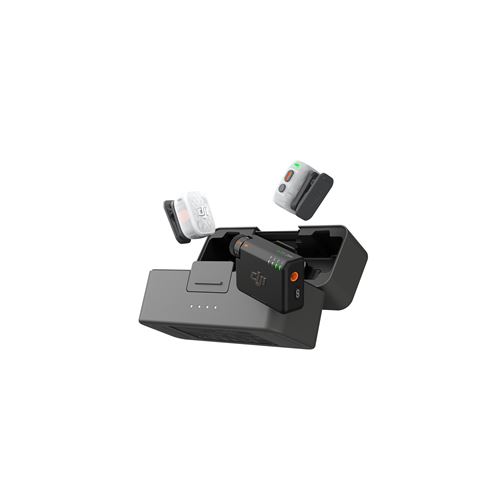 Microphone sans fil Dji Mic Mini 2S + 2 Emetteurs TX + 1 Récepteur RX + Boîtier de recharge État correct DJI reconditionné disponible sur Fnac | Dero