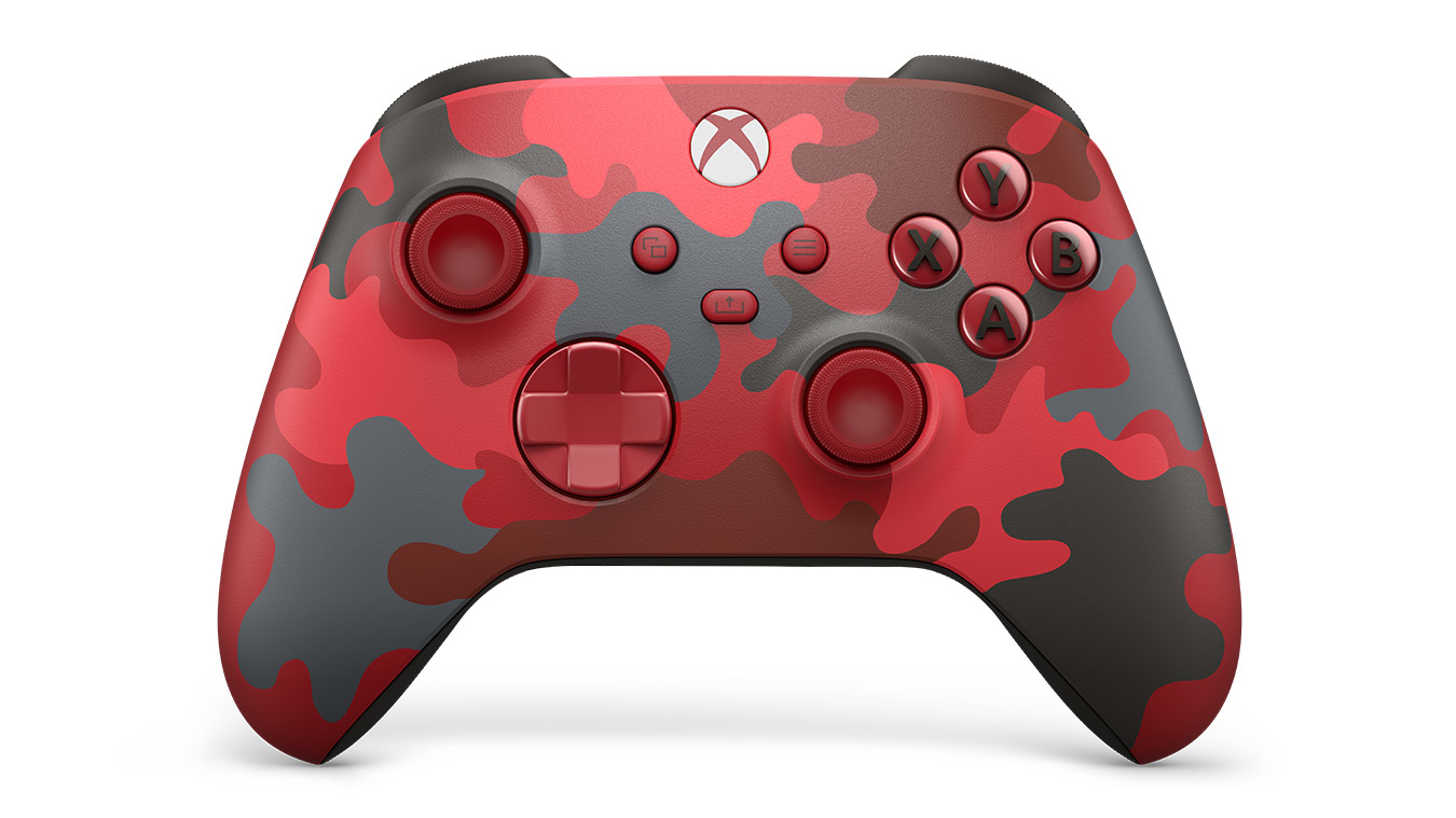 Microsoft Daystrike Camo Special Edition Gris, Rouge Bluetooth/USB Manette de jeu Analogique/Numérique Android, PC, Xbox, Xbox One, Xbox Series S, Xbox Series X, iOS - Excellent état Parfait état Microsoft reconditionné disponible sur Pixmania