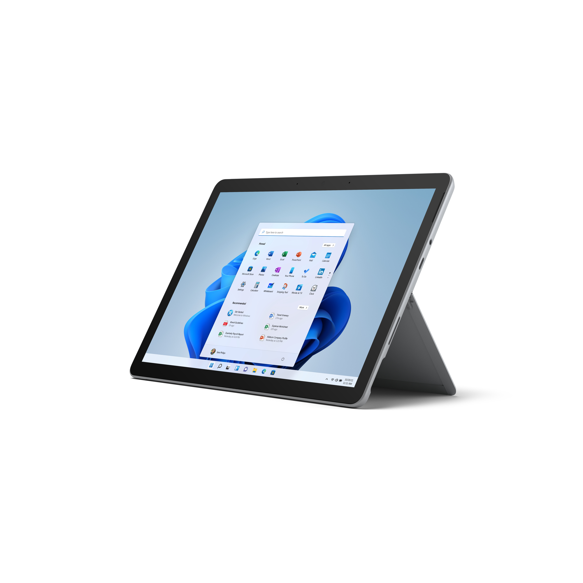 Microsoft Surface Go 3 Intel® Pentium® Gold 64 Go 26,7 cm (10.5 ) 4 Go Wi-Fi 6 (802.11ax) Windows 11 Pro Platine - Bon état Bon état Microsoft reconditionné disponible sur Pixmania
