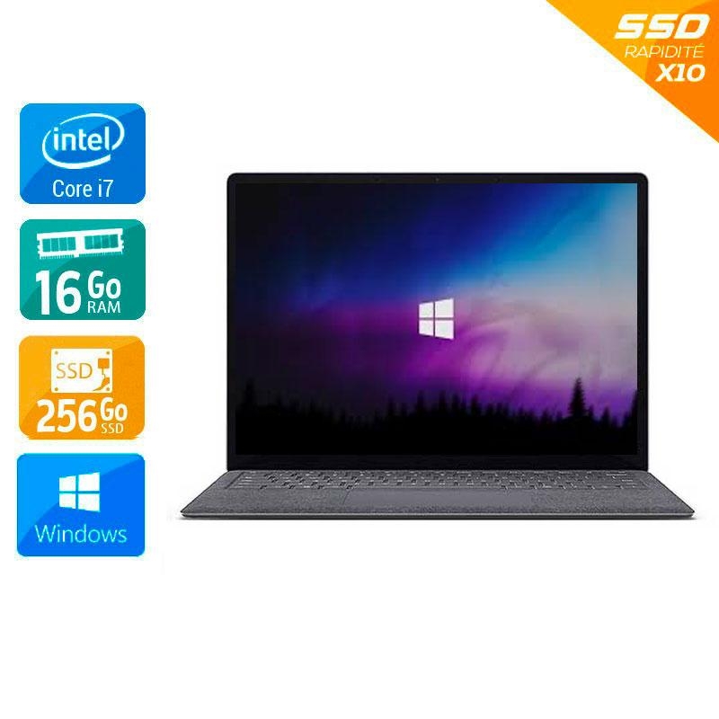 Microsoft Surface Laptop 3 13,5'' i7 Gen 10 16Go RAM 256Go SSD Windows 11 - Etat du Produit : État correct État correctOccasion certifiée reconditionnée Bon état reconditionné disponible sur Kiatoo