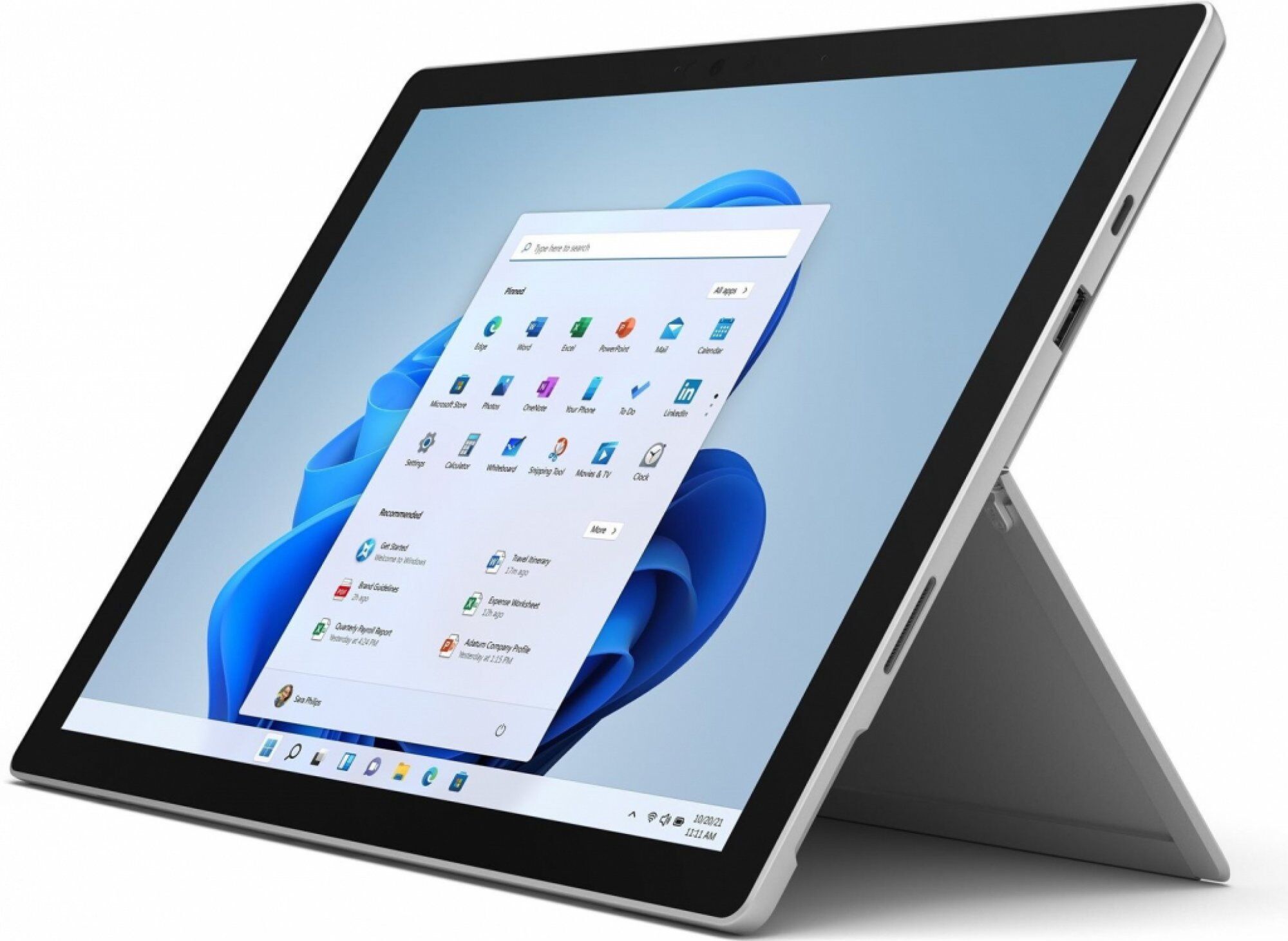 Microsoft Surface Pro 7 (2019) i3-1005G1 12.3" 4 GB 128 GB SSD Win 11 Home Platin Très bon état Microsoft reconditionné disponible sur Refurbed | Dero