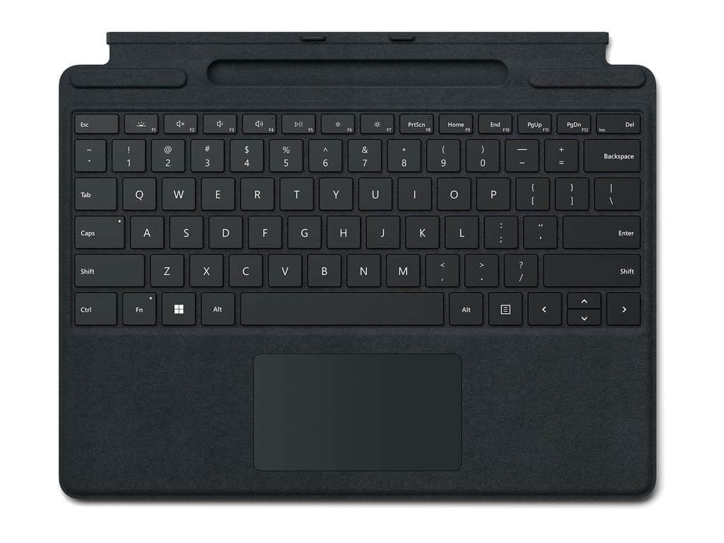 Microsoft Surface Pro Signature Keyboard QWERTY Nordique Microsoft Cover port Noir - Bon état Bon état Microsoft reconditionné disponible sur Pixmania