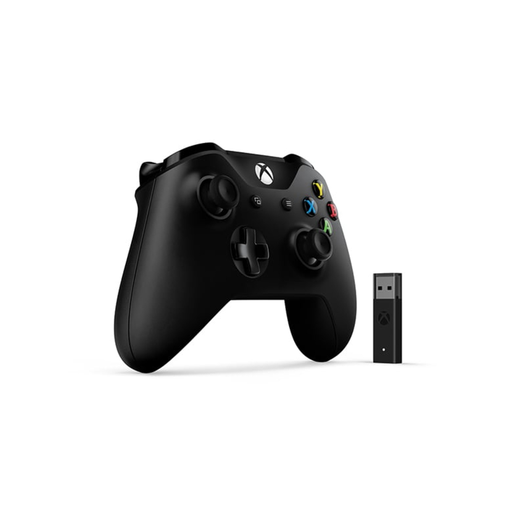 Microsoft Xbox Controller + Wireless Adapter Noir Manette de jeu PC, Xbox One - Bon état Bon état Microsoft reconditionné photo 2 | Dero