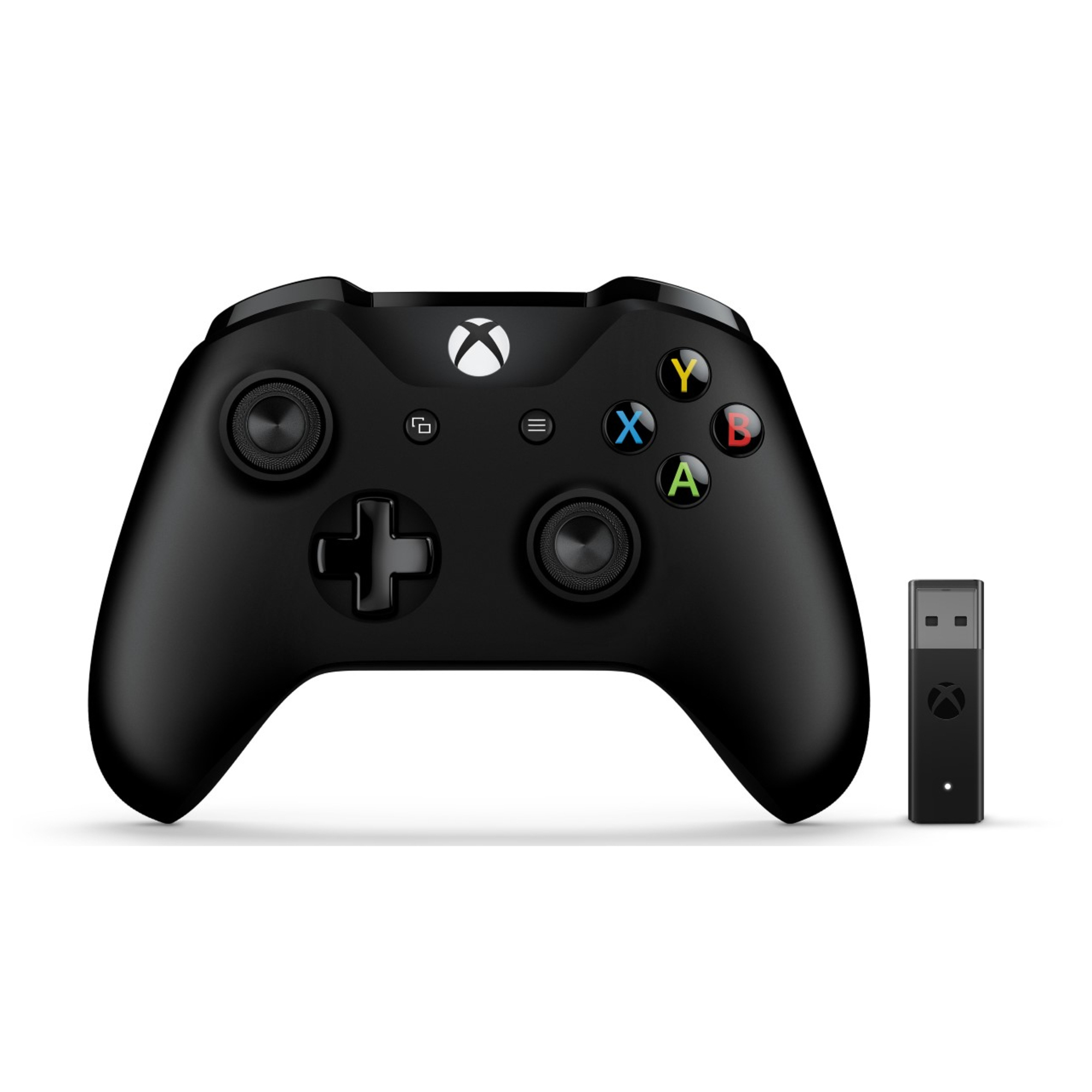 Microsoft Xbox Controller + Wireless Adapter Noir Manette de jeu PC, Xbox One, Xbox One S, Xbox One X - Excellent état Parfait état Microsoft reconditionné disponible sur Pixmania | Dero