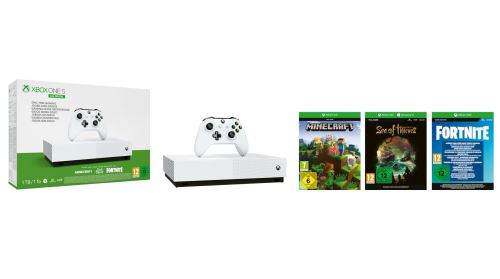 Microsoft Xbox One S All-Digital Edition - Console de jeux - 4K - HDR - 1 To HDD - blanc État correct Microsoft reconditionné disponible sur Fnac