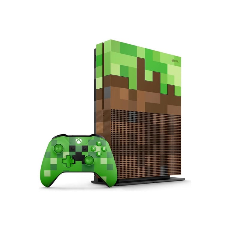Microsoft Xbox One S Minecraft Limited Edition 1 To Wifi Multicolore - Très bon état Très bon état Microsoft reconditionné photo 2 | Dero