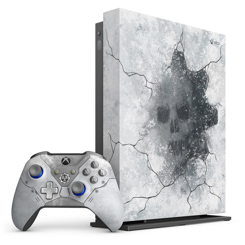 Voir photo 2 de Microsoft Xbox One X 1TB, Gears 5 Limited Edition 1 To Wifi Gris, Blanc - Excellent état | Dero Microsoft Xbox One X 1TB, Gears 5 Limited Edition 1 To Wifi Gris, Blanc - Excellent état Parfait état Microsoft reconditionné photo 2 | Dero
