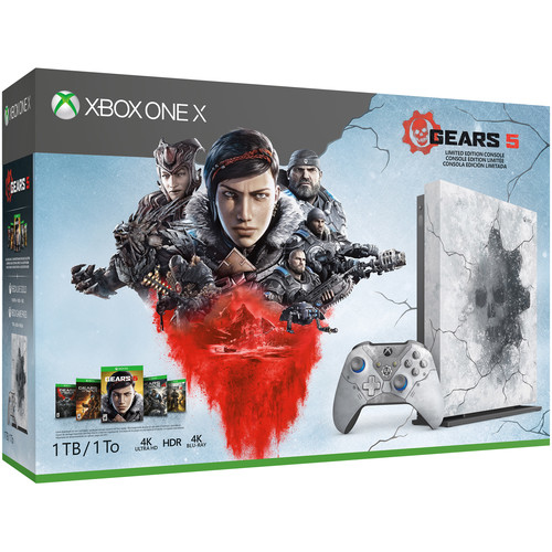 Microsoft Xbox One X 1TB, Gears 5 Limited Edition 1 To Wifi Gris, Blanc - Excellent état Parfait état - 519,99 € Microsoft Xbox One X 1TB, Gears 5 Limited Edition 1 To Wifi Gris, Blanc - Excellent état Parfait état Microsoft reconditionné disponible sur Pixmania