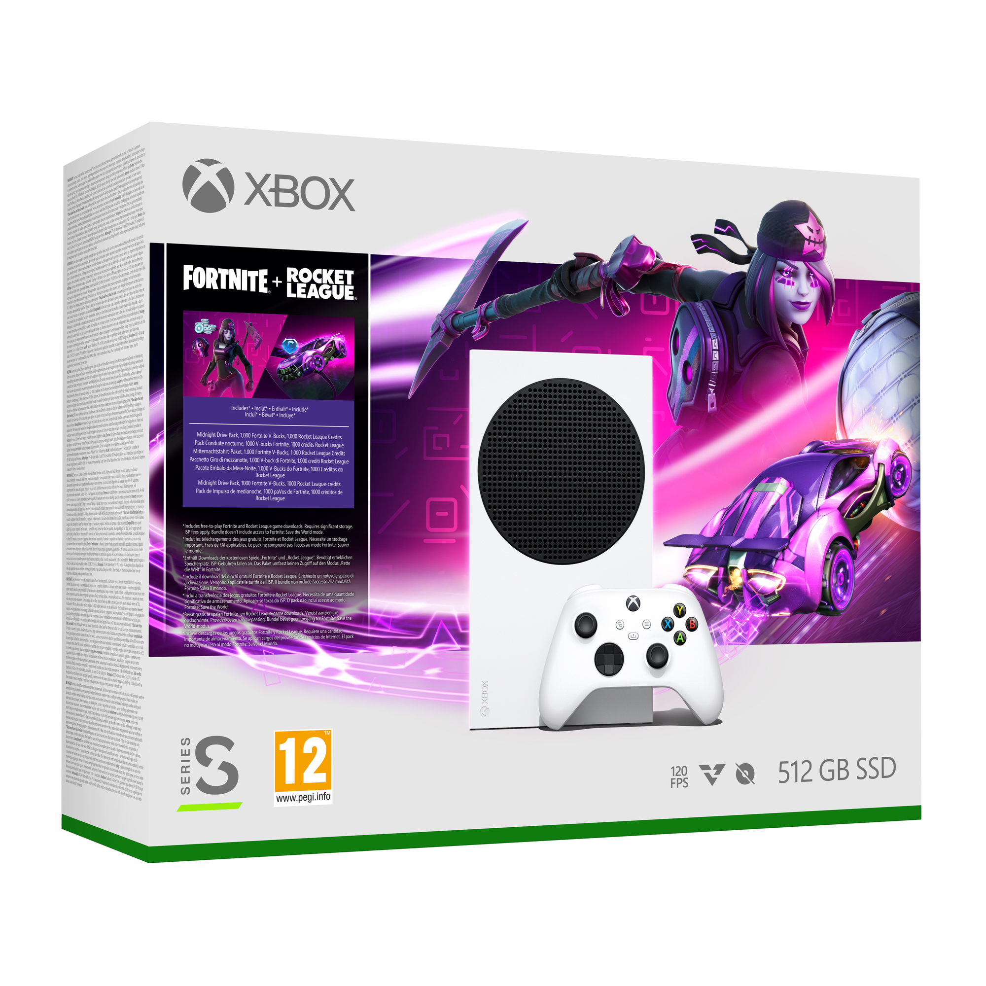 Microsoft Xbox Series S – Fortnite & Rocket League Bundle 512 Go Wifi Blanc - Excellent état Parfait état - 519,99 € Microsoft Xbox Series S – Fortnite & Rocket League Bundle 512 Go Wifi Blanc - Excellent état Parfait état Microsoft reconditionné disponible sur Pixmania