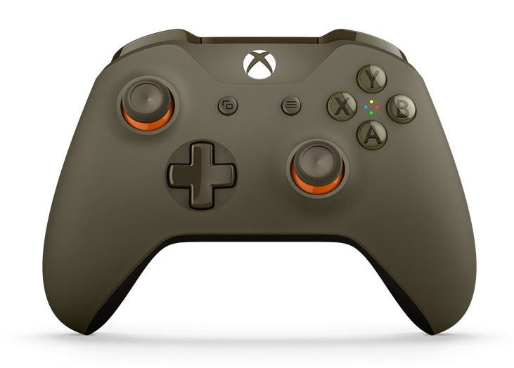 Microsoft Xbox Wireless Controller Olive Bluetooth Manette de jeu Analogique/Numérique Xbox One, Xbox One S - Excellent état Parfait état Microsoft reconditionné disponible sur Pixmania