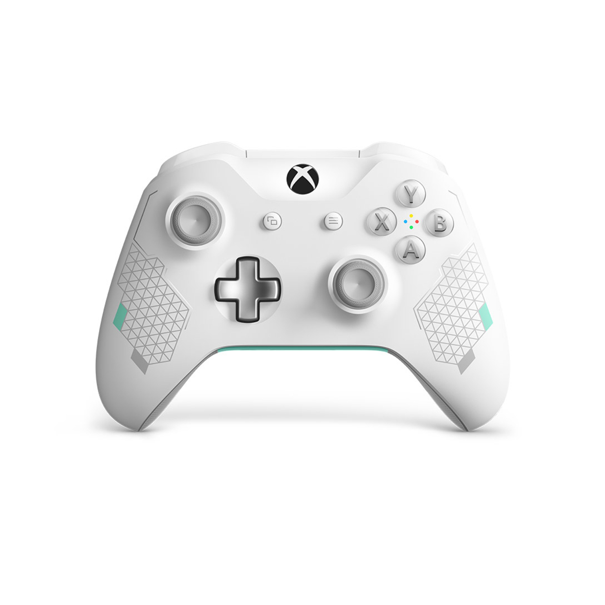Microsoft Xbox Wireless Controller – Sport White Special Edition Couleur menthe, Blanc Bluetooth Manette de jeu Analogique/Numérique PC, Xbox One - Excellent état Parfait état Microsoft reconditionné disponible sur Pixmania