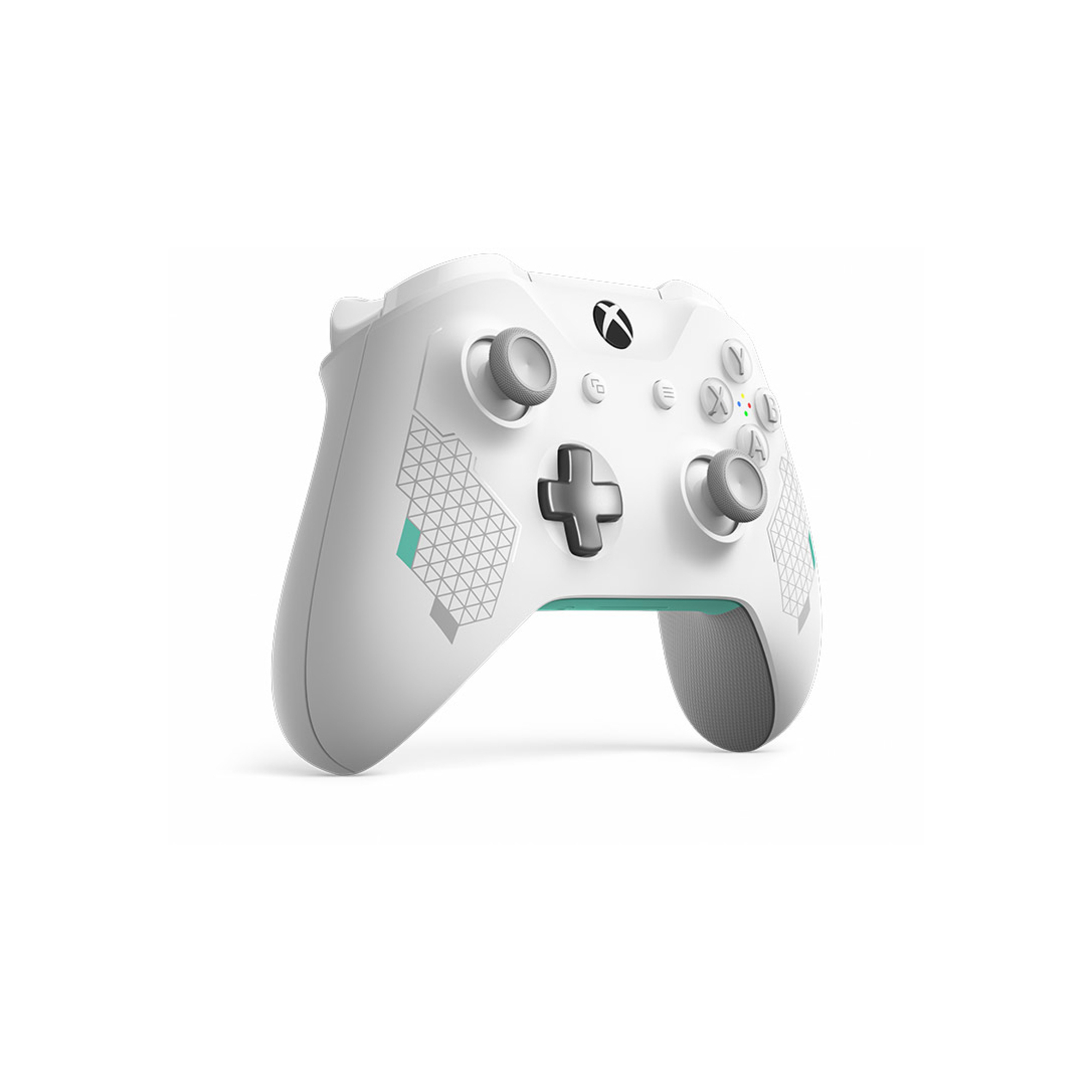 Microsoft Xbox Wireless Controller – Sport White Special Edition Couleur menthe, Blanc Bluetooth Manette de jeu Analogique/Numérique PC, Xbox One - Excellent état Parfait état Microsoft reconditionné photo 2 | Dero