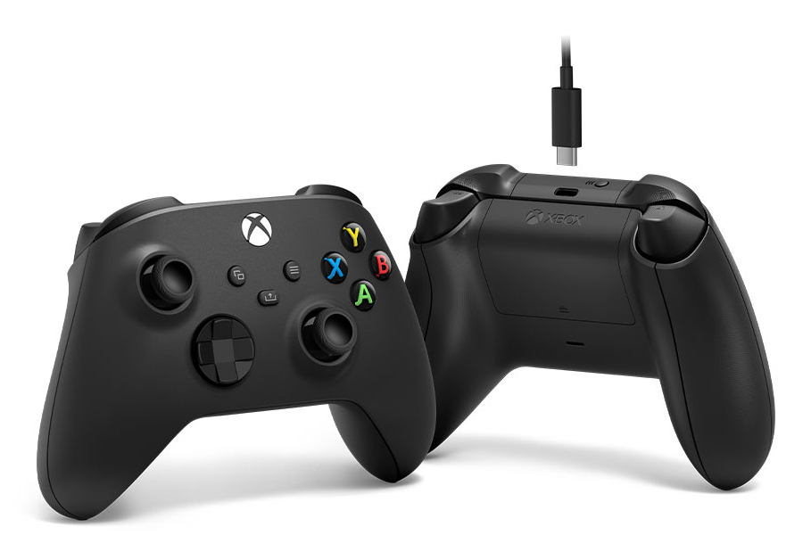 Microsoft Xbox Wireless Controller + USB-C Cable Noir Manette de jeu Analogique/Numérique PC, Xbox One, Xbox One S, Xbox One X, Xbox Series S, Xbox Series X - Excellent état Parfait état Microsoft reconditionné photo 3 | Dero