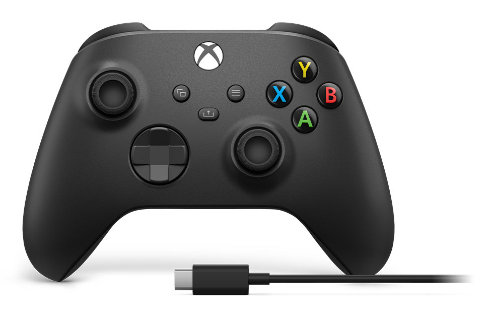 Microsoft Xbox Wireless Controller + USB-C Cable Noir Manette de jeu Analogique/Numérique PC, Xbox One, Xbox One S, Xbox One X, Xbox Series S, Xbox Series X - Excellent état Parfait état Microsoft reconditionné disponible sur Pixmania | Dero