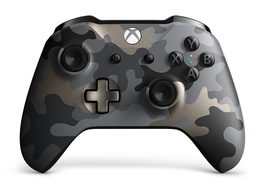 Microsoft Xbox Wireless Night Ops Camo Special Edition Camouflage Bluetooth Manette de jeu Analogique/Numérique PC, Xbox One, Xbox One S, Xbox One X - Excellent état Parfait état Microsoft reconditionné disponible sur Pixmania
