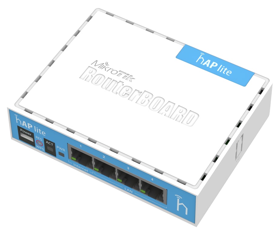 Acheter Mikrotik hAP lite Blanc - Très bon état Très bon état - 22,35 € Mikrotik hAP lite Blanc - Très bon état Très bon état MikroTik reconditionné disponible sur Pixmania