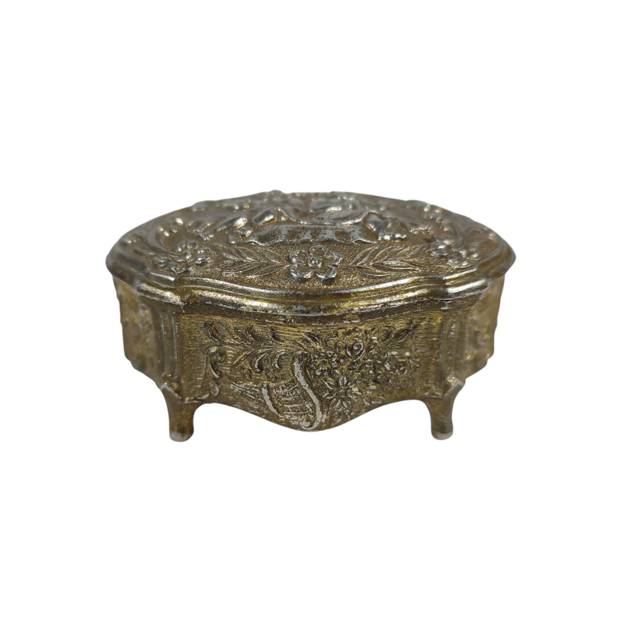 Mini coffre à bijoux vintage Bon état - 12,00 € Mini coffre à bijoux vintage Bon état reconditionné disponible sur Label Emmaüs