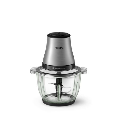 Mini hachoir Philips Série 3000 HR1503/00 2L Silver État correct Philips reconditionné disponible sur Fnac