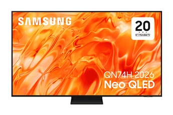 Mini LED Neo QLED TQ55QN74H 140 cm 2026 Très bon état - 567,99 € Mini LED Neo QLED TQ55QN74H 140 cm 2026 Très bon état Samsung reconditionné disponible sur Darty