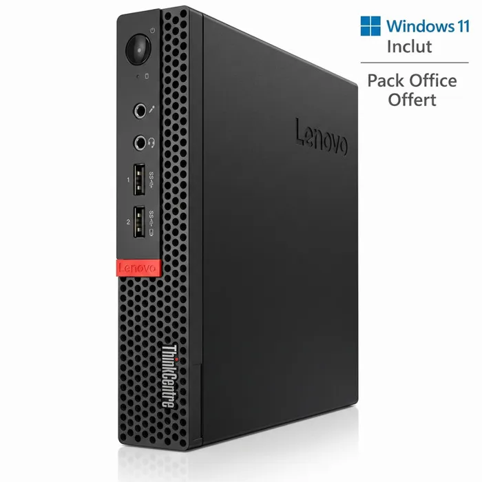 Mini PC Lenovo ThinkCentre M710Q Tiny - Intel Core i3 - 8 Go RAM - SSD 240 Go - Windows 11 Pro - Pack Office Reconditionné Lenovo reconditionné disponible sur Cdiscount Seconde Vie