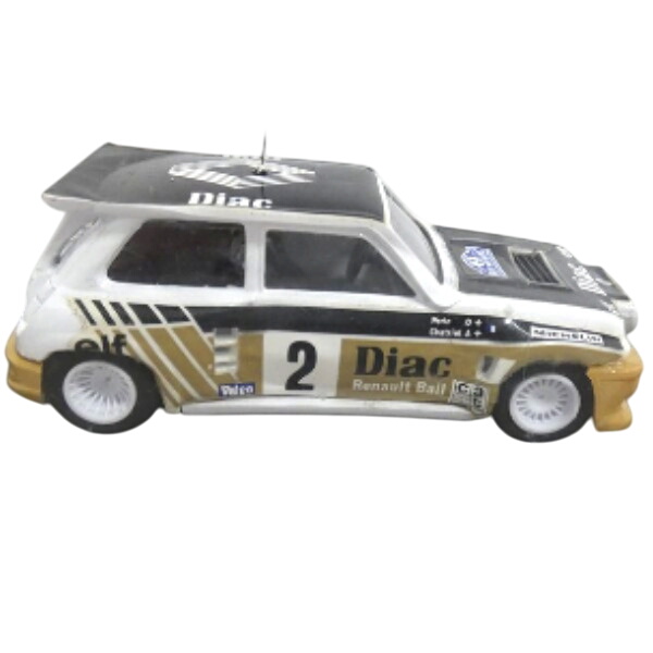 Voir photo 2 de Miniature 1/43ème Renault 5 Bail Rallye Mont-Blanc 1985 Miniature 1/43ème Renault 5 Bail Rallye Mont-Blanc 1985 Bon état reconditionné photo 2