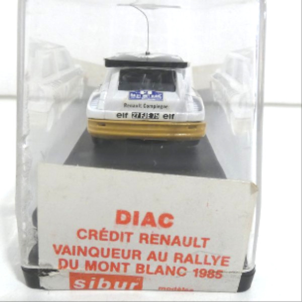 Voir photo 4 de Miniature 1/43ème Renault 5 Bail Rallye Mont-Blanc 1985 Miniature 1/43ème Renault 5 Bail Rallye Mont-Blanc 1985 Bon état reconditionné photo 4