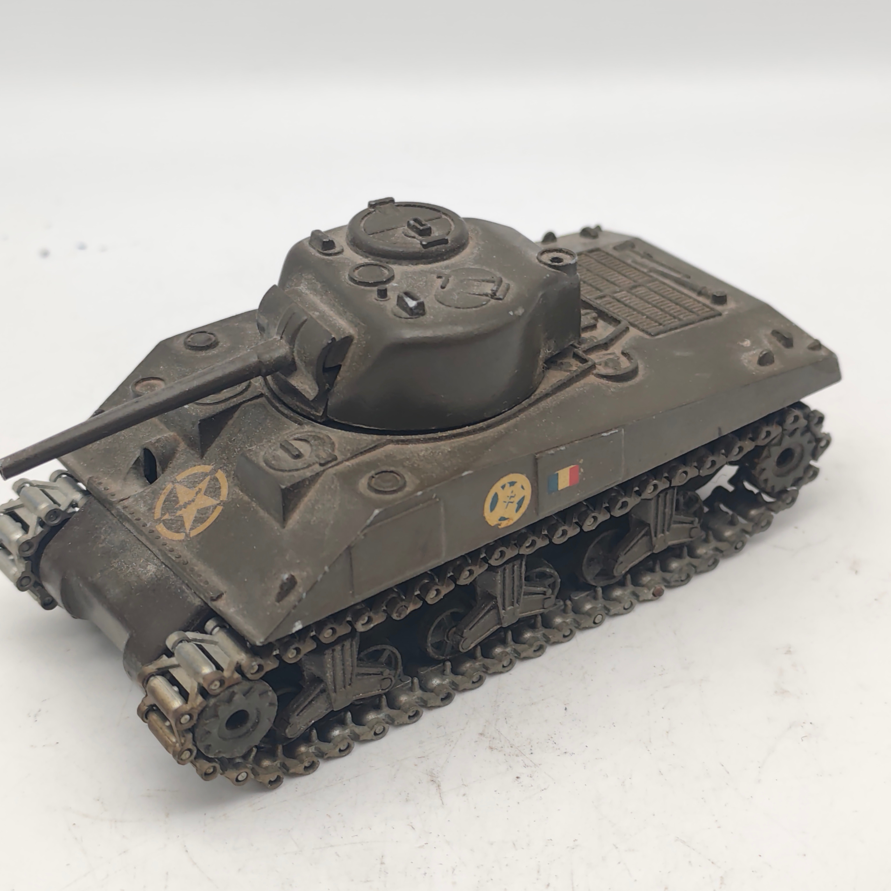 Voir photo 2 de Miniature Char militaire Sherman H4 A3 Solido Miniature Char militaire Sherman H4 A3 Solido Bon état reconditionné photo 2