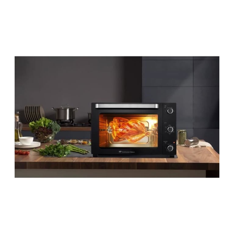 Voir photo 2 de Minifour électrique -Convection naturelle CONTINENTAL EDISON - CEMF60B3 - Noir - L60 x H39 x P 48 cm - Excellent état | Dero Minifour électrique -Convection naturelle CONTINENTAL EDISON - CEMF60B3 - Noir - L60 x H39 x P 48 cm - Excellent état Parfait état Continental Edison reconditionné photo 2 | Dero