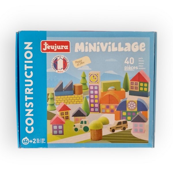 Minivillage 40 pièces Jeujura reconditionné disponible sur Revaltoys | Dero