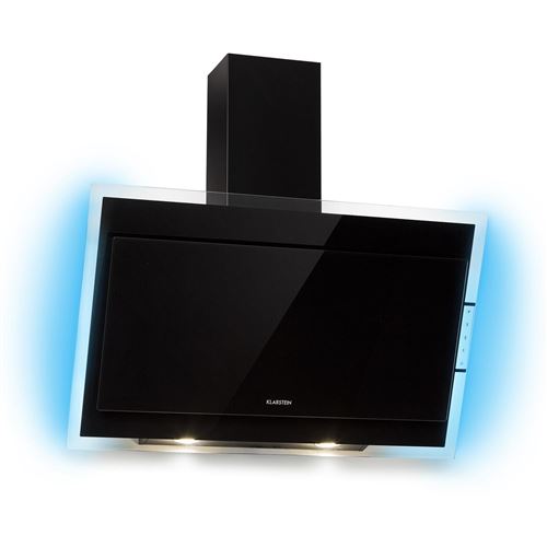 Mirage 90 hotte murale aspirante 90cm 550 m³/h classe a++ - noir État correct Klarstein reconditionné disponible sur Fnac