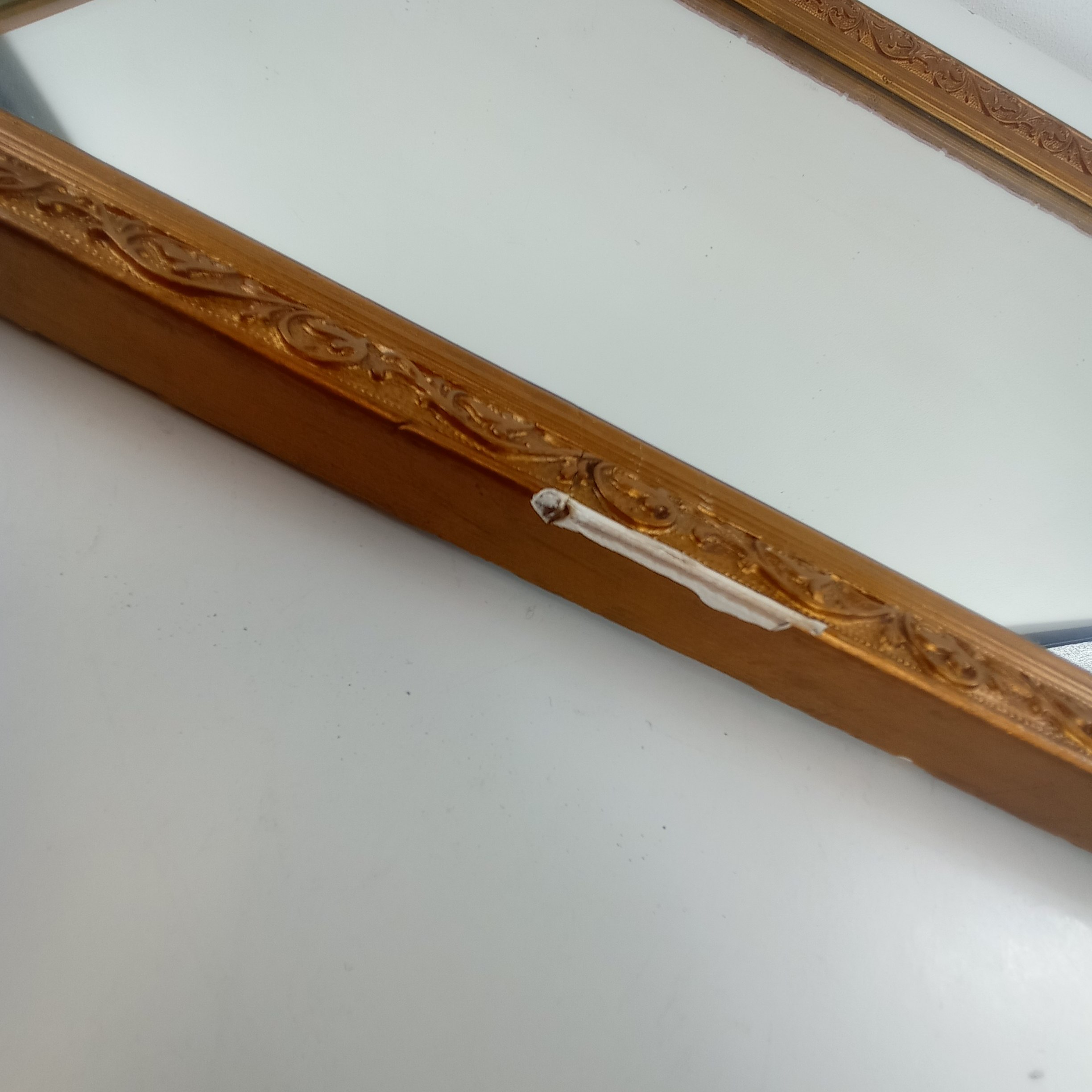 Voir photo 4 de Miroir bois doré Miroir bois doré Bon état reconditionné photo 4