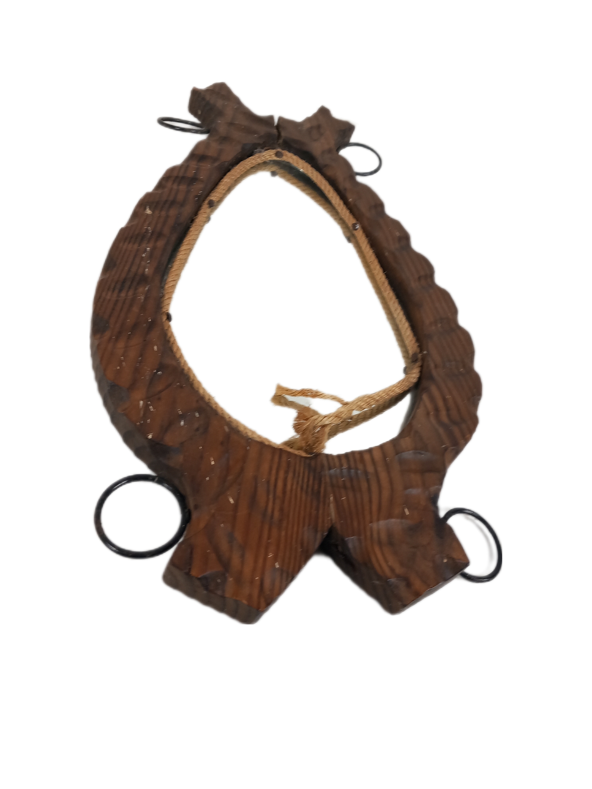 Voir photo 7 de Miroir Brutaliste Vintage Avec Cadre En Bois Miroir Brutaliste Vintage Avec Cadre En Bois Très bon état reconditionné photo 7