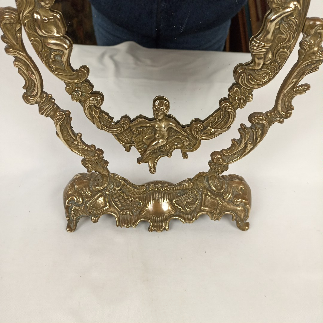 Voir photo 4 de Miroir de table Psyché style barroque Miroir de table Psyché style barroque Bon état reconditionné photo 4