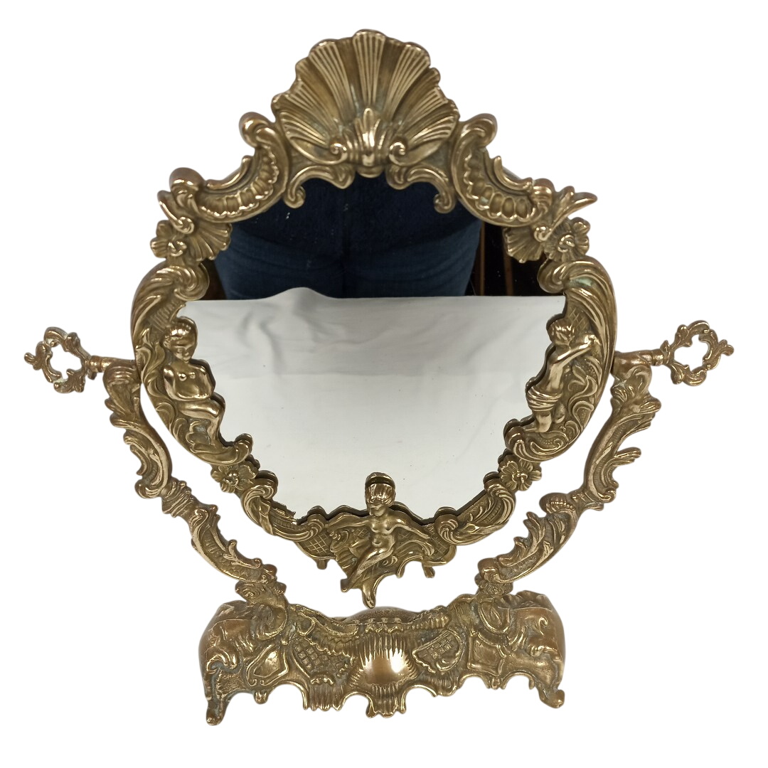 Miroir de table Psyché style barroque Bon état - 78,40 € Miroir de table Psyché style barroque Bon état reconditionné disponible sur Label Emmaüs